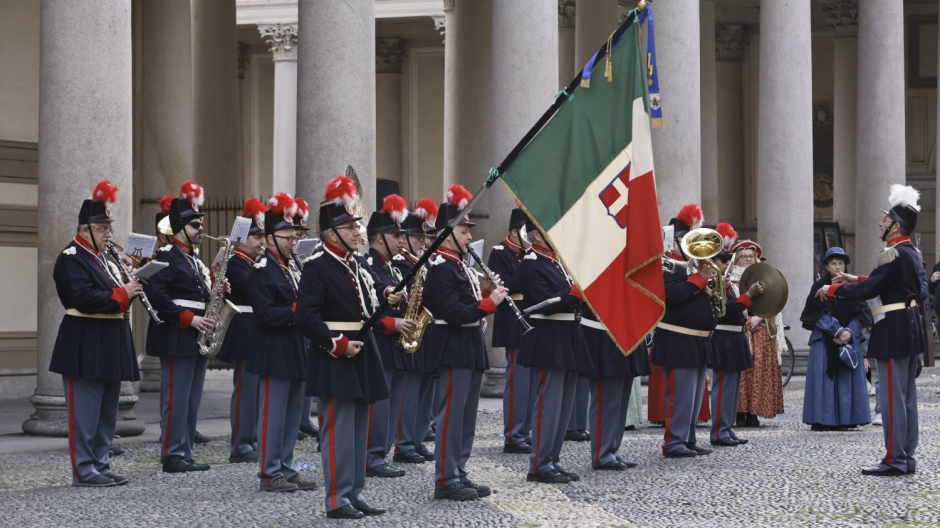 Esibizione Banda Guardia Nazionale di Confienza e Gruppo Risorgimentale - foto